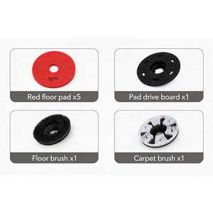 Máquina de Limpieza de Pisos Industrial, Eléctrica, Rotativa, de un Solo Disco, de 17 Pulgadas, Resistente, para Alfombras y Baldosas - Product Image 2