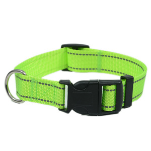 Diskon besar hadiah promosi kerah anjing dapat disesuaikan Logo cetak khusus kerah anjing luar ruangan berjalan anjing kerah reflektif tali derek - Product Image 2