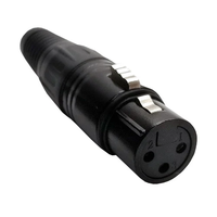 Connecteur audio XLR 3P mâle/femelle à prix d'usine, prise Cannon pour système de sonorisation, accessoires audio