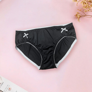 Yeni Bow Glow Kumaş Kadın Külotları Nefes Alabilen Orta Bel Hipster Külot Kızlar İçin - Product Image 3