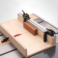 45 Type T-Track avec échelle T-tracks Slot Miter Track 300-800mm Alliage d'aluminium DIY Table Saw Workbench Outils de travail du bois