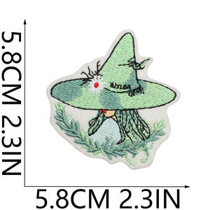 Patchs brodés Jungle Secrets pour décoration de sac, applique magique sorcière, badge brodé motif bougie de dessin animé à repasser, en stock - Product Image 6