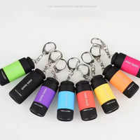 Mini lampe torche portable multifonctionnelle à LED rechargeable par USB, lumière puissante, pour enfants, utilisation domestique, petite torche en plastique