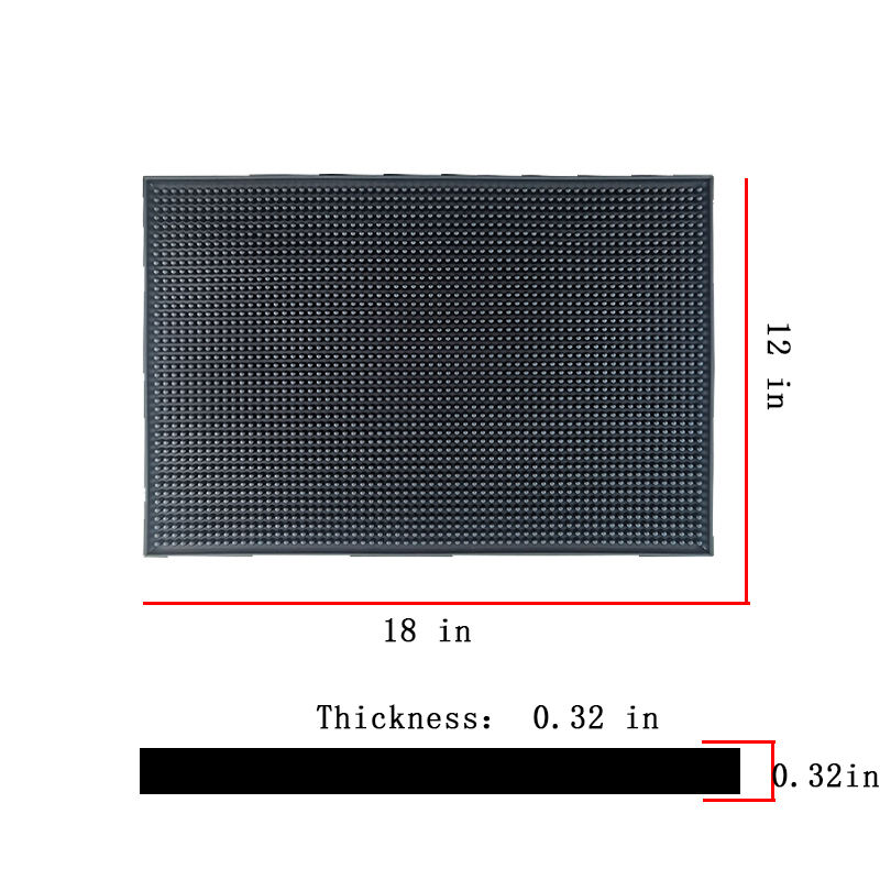 18in X 12in X 0.32 in