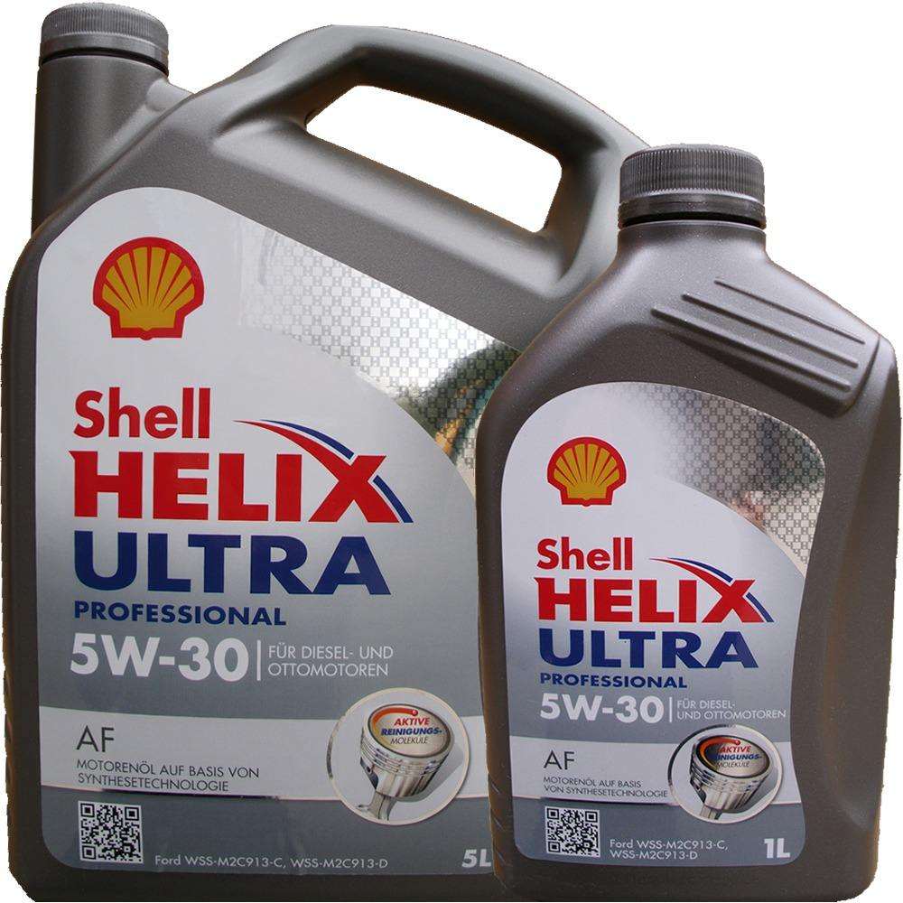 Shell Helix Ultra 5W-30 Full Synthetic Motor Oil 4L, High-Performance Engine Oil for BMW, Mercedes-Benz, Volkswagen &amp; Renault