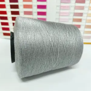 Nuova vendita filato elastico filato 50% viscosa 22% poliestere 28% Nylon filato misto per macchina da cucire