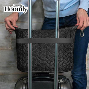 Couverture de voyage en peluche moelleuse de luxe Hoomly, taille adulte, antistatique, chaude, pliable, pour avion et hôtel - Product Image 2