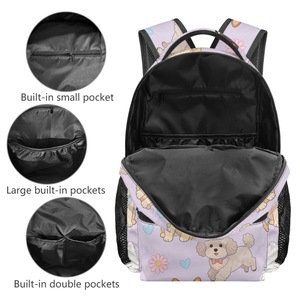 Trendy All-Over Print <b>Rucksack</b> – Durable Fabric Travel Daypack for Men & <b>Women</b>, Wholesale Accepted - Product Image 2