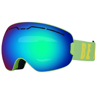 Lunettes de ski anti-buée BENICE pour hommes avec verrouillage latéral et étui rigide