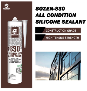 # Scellant silicone structurel neutre à durcissement à l'air libre 830 280 ml en tube pour murs rideaux, verre et la plupart des matériaux de construction de l'usine <span class=keywords><strong>Sozen</strong></span> - Product Image 3