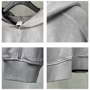 TKAN320D Sudadera Personalizada para Hombre, Estilo Urbano, 100% Algodón, Felpa Francesa, Talla Grande, 400 g/m², Lavado Ácido Vintage, Bordada, Invierno - Product Image 3