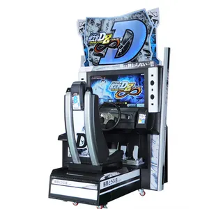 Vendita calda iniziale D Arcade Machine, grande schermo Video Car Racing Game veicolo simulatore di guida giochi Arcade per adulti