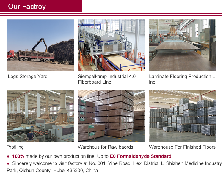 Melamine HDF Laminated Timber Floor Indoor Laminate Floors Interior Waterproof Super Water-Resistant Wood Floors