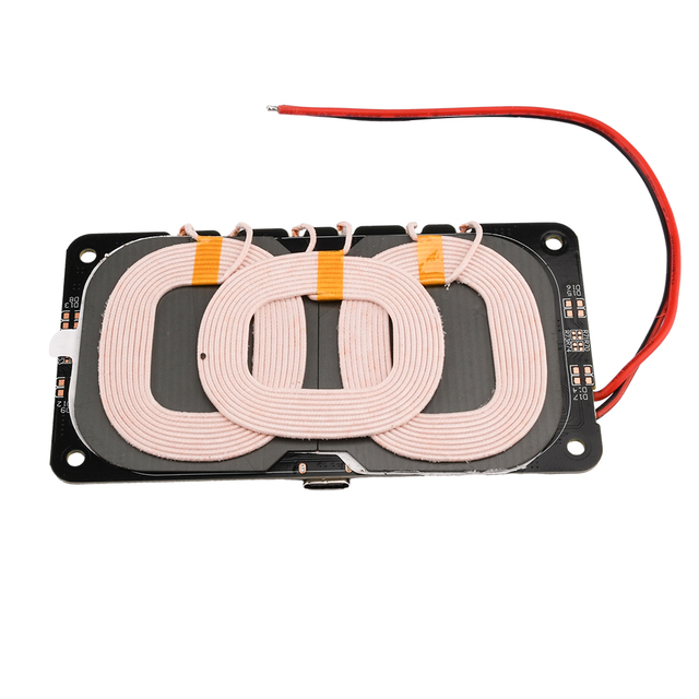 Car 3-coil 20W High-power Wireless Charger Module with Type-C Wireless Fast Charger Charging Transmitter Module Circuit Board