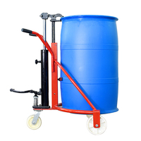 Chariot à tambour réglable en acier et huile de 20gal roues en pu chariot à tambour de 55 gallons