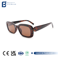 Lunettes de soleil professionnelles classiques à motif léopard, monture épaisse, légères, confortables, pour les voyages, la plage, le quotidien, unisexes