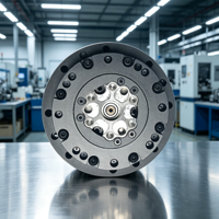 Réducteur harmonique compact de haute précision avec moteur servo articulé pour contrôle industriel de bras manipulateur robotisé à arbre à bride
