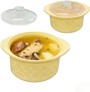 Cuiseur vapeur alimentaire en silicone personnalisé avec couvercle à poignée, sans BPA, pot de cuisson vapeur en silicone pour micro-ondes, bol vapeur alimentaire - Product Image 2