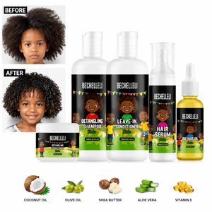 Set per la Cura dei Capelli Delicati dei Bambini OEM, Shampoo e Balsamo Naturali all'Olio di Pawpaw per la Crescita dei Capelli dei Bambini Afro e Adulti, Etichetta Privata MOQ - Product Image 4
