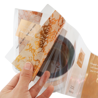 Étiquettes autocollantes pour produits de soin de la peau, en BOPP transparent brillant, couleur CMYK, pré-imprimées, de qualité supérieure, application automatique ou manuelle