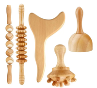Thérapie du bois de haute qualité traitement professionnel non invasif 100% outil de Massage à rouleau en bois naturel