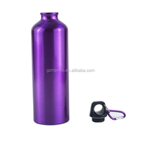 Botella deportiva de aluminio de alta calidad, de aluminio con botella pequeña impresión a Color, 500/600/750/1000ml