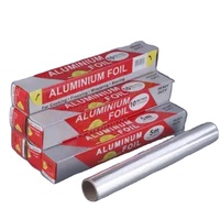 Rouleau de papier aluminium argenté extra résistant pour aliments, 12 pouces x 1000 pieds, qualité commerciale, antiadhésif, pour restaurants, boulangeries, traiteurs