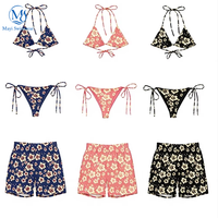 Traje de Baño de Dos Piezas para Mujer, Diseño Nuevo de Fabricante, Personalizado, Ecológico, con Push-Up, Bikini