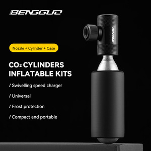 Inflador de Aire para Bicicleta Yueli 80-130PSI, Adaptador de Boquilla de Inflado Rápido de Aleación de Aluminio para Neumáticos de Bicicleta de Montaña y Carretera - Product Image 2