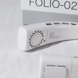 Rechargeable Ice Porcelain Cooling <b>Neck</b> <b>Fan</b>: Ultra - Portable, Intelligent Mute, Leafless with Strong Airflow for Outdoor - Product Image 3