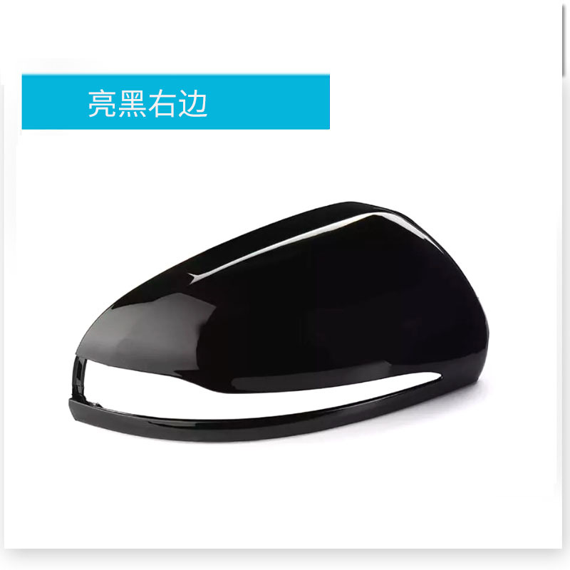 Côté droit noir brillant