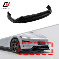 Lame avant de style Yofer de pointe pour Tesla Model Y Juniper 2025+ – Kit carrosserie splitter de pare-chocs noir brillant effet carbone (pièce de rechange)