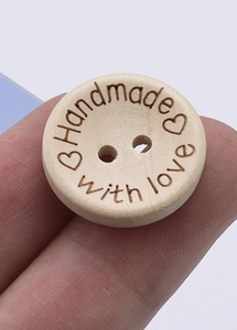 High Quality Eco-friendly <strong>Coconut</strong> <strong>Shell</strong> <strong>Buttons</strong> 2Holes/4Holes Natural Plastic Shank Style for Garments Logo Bead Decoration - Product Image 2