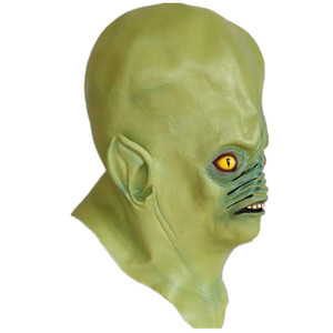Masques d'horreur en latex pour Halloween, masques de démon <span class=keywords><strong>exorciste</strong></span> à visage complet, masques de fête de Noël - Product Image 5