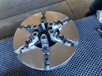 Mandrin auto-centrant HY Precision Sanou 6 mâchoires en acier K13 0,01 mm pour tour CNC