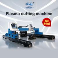 Machine de découpe plasma CNC à portique Rbqlty, directement de l'usine, 12kW 220V, avec servomoteur, pour la fabrication d'acier, provenance Chine
