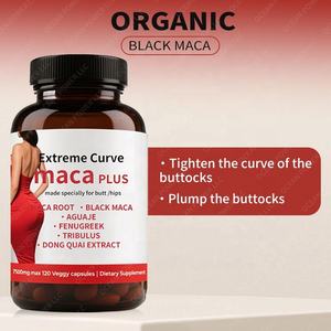 Cápsulas de Raíz de Maca OEM/ODM, Suplemento Herbal Natural para Adultos, Mujeres y Hombres, Potenciador de Glúteos, 60 Cápsulas - Product Image 4