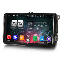 Erisin-CarPlay vidéo et GPS Auto, pour VW Golf Polo Eos Seat Skoda, ES8791V, 9 pouces, PX5, DSP, Android 10.0, 4G DAB +