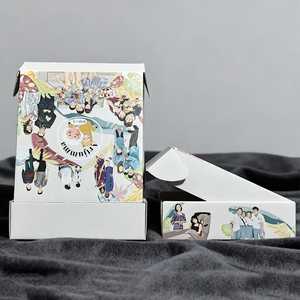 กล่องกระดาษใส่เครื่องประดับชุดเล็กกล่องใส่เสื้อผ้ากล่องกระดาษรีไซเคิลได้ตามต้องการกล่องใส่สินค้าโภคภัณฑ์ - Product Image 3