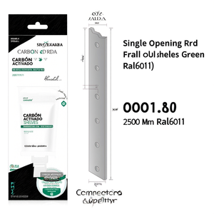 Fami Single Opening Rod For Pull Out Shelves 2500 Mm Green Ral6011 - Product Image 3