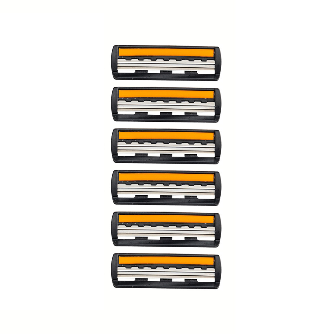 Lames jaunes à trois couches, 6 pièces par paquet