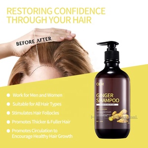 Công thức dầu gội gừng hữu cơ OEM 500ml với tinh chất gừng nuôi dưỡng nang tóc, làm chắc khỏe chân tóc & làm dịu da đầu bị ngứa - Product Image 4