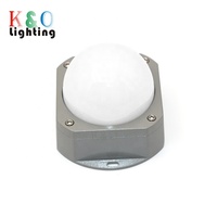 IP68 extérieur Étanche Cristal Transparent Couverture 3W RVB DMX Led Pixel Point Light