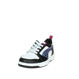 Baskets Puma pour filles, blanches et noires, taille 28, en toile, chaussures tendance - Product Image 6