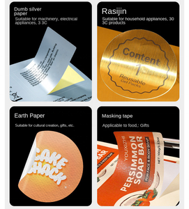 Etiquetas Adhesivas Personalizadas de Papel Kraft en Rollo, Multicapa, Doble Cara, Removibles, para Cajas de Mercancía, Impermeables - Product Image 5