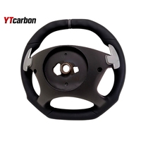 YTcarbon für E SL E550 SL55 SL63 E63 W211 R230 AMG Auto-Interieur-Zubehör, Rennsport-Stil Echtes Carbon Lenkrad