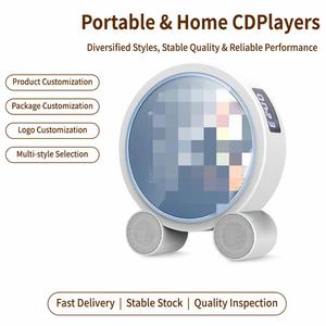 Reproductor de CD Retro de Pared Personalizado de Fábrica con Control Remoto, Altavoces Estéreo Duales, Altavoz Inalámbrico BT para Decoración del Hogar - Product Image 1