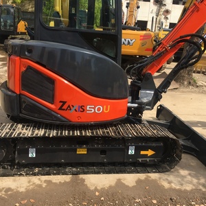 Mini-excavatrice d'occasion Hitachi 50 de 5 tonnes de marque japonaise, meilleur prix, faible nombre d'heures de travail - Product Image 4