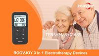 Appareil de physiothérapie numérique Tens, électrodes, stimulateur nerveux pour soulager la douleur, 26 programmes, dispositif médical de classe II, usage domestique