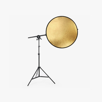 Lengan Penyangga Lampu Soft Box Boom Arm dengan Kantong Pasir, Peralatan Studio Foto, Batang Ekstensi 70-140cm, Dapat Disesuaikan